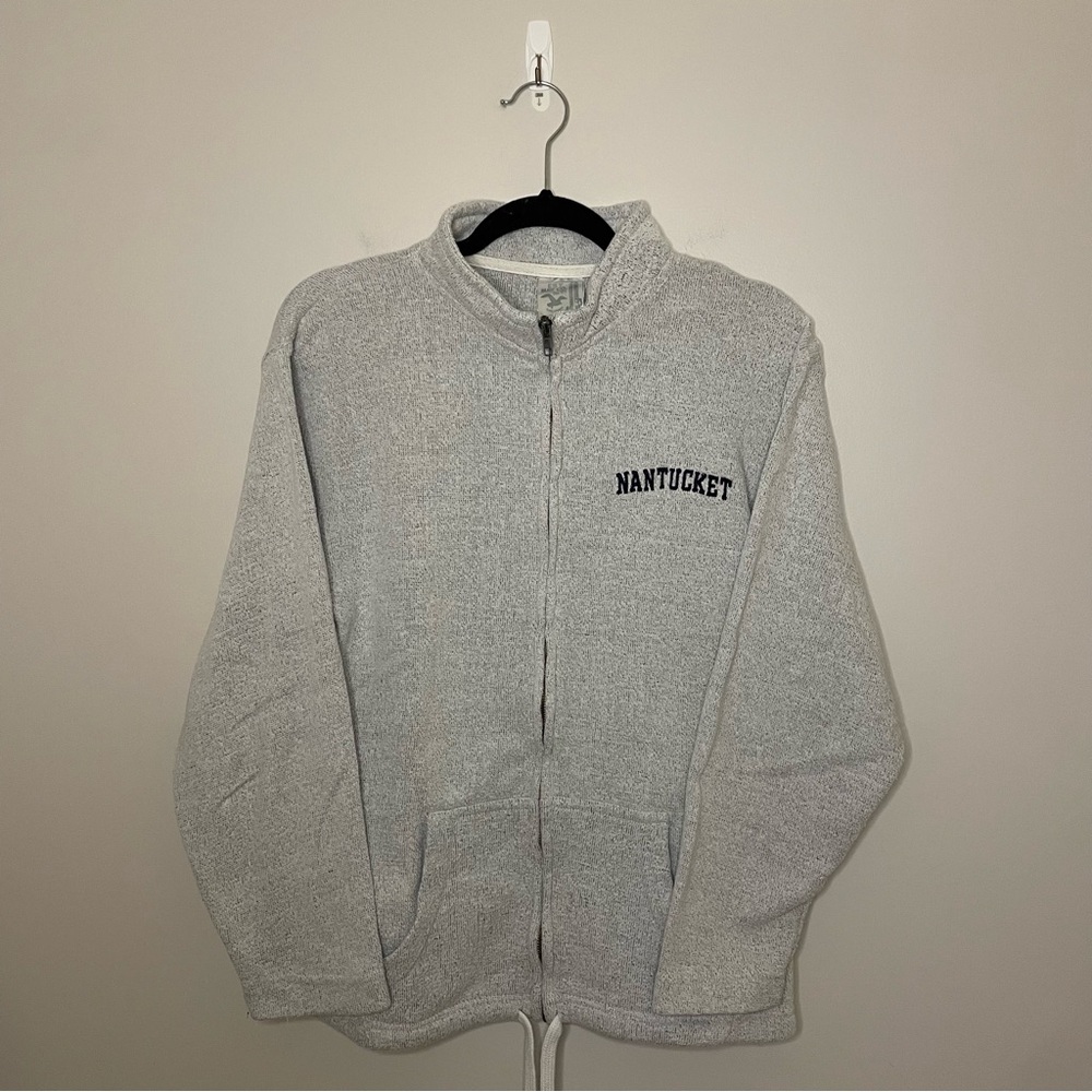 Esy Surf Co. Nantucket Zip-Up Sweatshirt, Gray, Size S, EUC